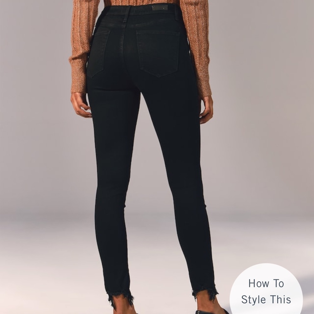 Abercrombie High Rise Super Skinny Ankle Jeans